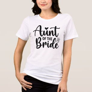 Aunt of the Bride Tri-Blend Shirt