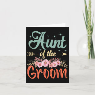 Aunt Of The Groom Gifts Mom Bride Wedding Groom Card