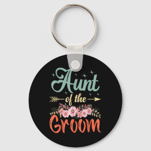 Aunt Of The Groom Gifts Mom Bride Wedding Groom Keychain