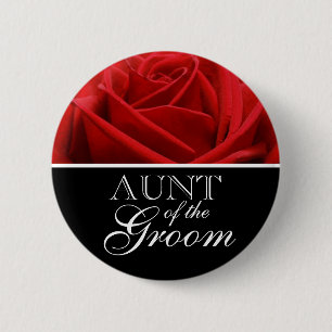 Aunt Of The Groom Wedding Pins Buttons