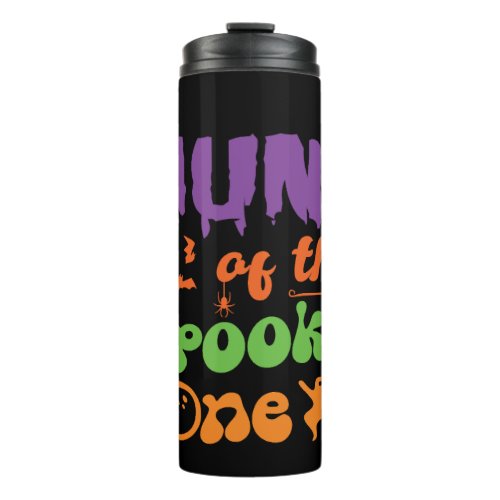 Aunt Of The Spooky One Halloween Family Matching Thermal Tumbler