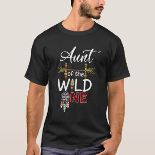 Aunt Of The Wild One 1st Birthday First Thing T-Shirt