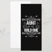 Aunt Of The Wild One Birthday Gift (Front/Back)