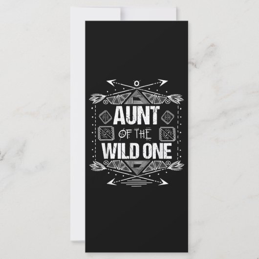 Aunt Of The Wild One Birthday Gift (Front)