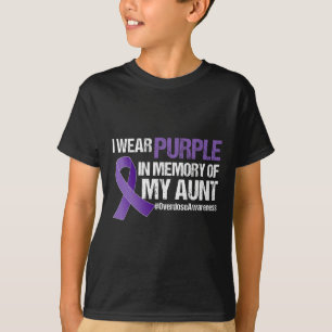Aunt Overdose Awareness Memory T-Shirt