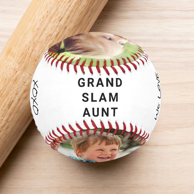Aunt Personalized Photo Baseball (Creator Uploaded)