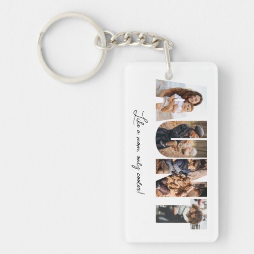 Aunt Photo Collage Acrylic Keychain