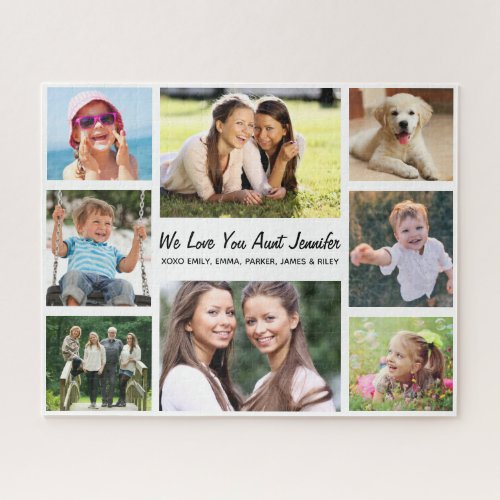 Aunt Photo Collage Jigsaw Puzzle