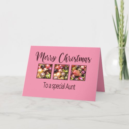Aunt Pink Christmas Card