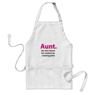 Aunt Quote Aunt Adult Apron