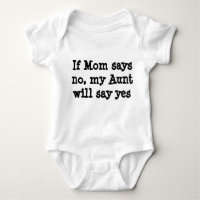 Aunt says yes baby bodysuit