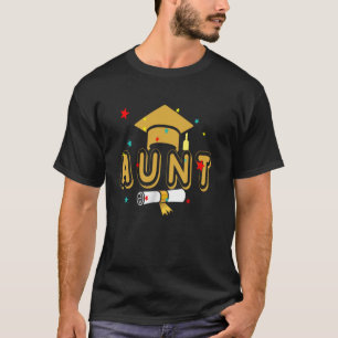 Aunt Senior 2025 Proud Aunt Of A Class Of 2025 Gra T-Shirt