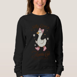 Aunt Silly Goose Auntie Club Coquette Silly Goose Sweatshirt