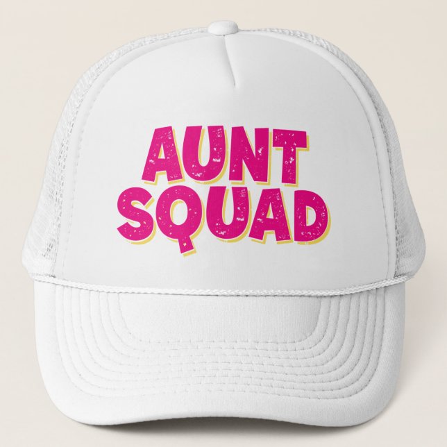 Aunt Squad. Trucker Hat (Front)