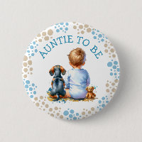 Aunt to be | Baby and Dachshund Baby Shower