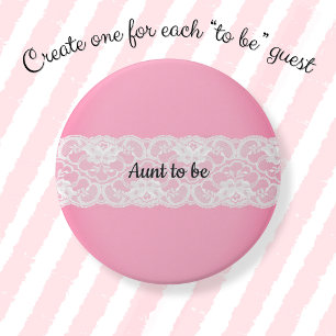 Aunt to be button