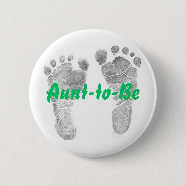 Aunt-to-Be Pinback Button (Front)