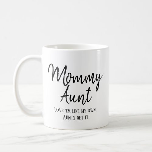 Aunt Typography Definition Family Coffee Mug