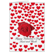 Aunt & Uncle   Happy Valentine's Day Roses at Zazzle