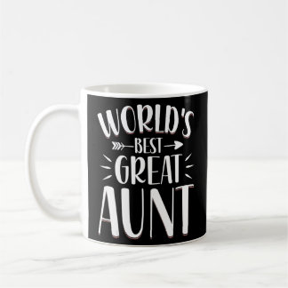 Aunt Women's World's Best Great Aunt Auntie Coffee Mug