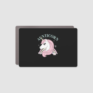 Aunticorn Aunt Unicorn Auntie Niece Nephew Sister Car Magnet