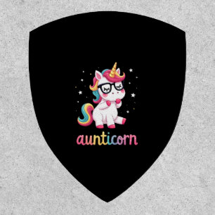 Aunticorn Aunty Dabbing Unicorn Auntie Aunt Christ Patch