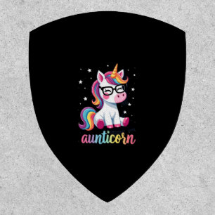 Aunticorn Aunty Dabbing Unicorn Auntie Aunt Christ Patch