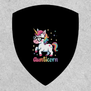Aunticorn Aunty Dabbing Unicorn Auntie Aunt Christ Patch