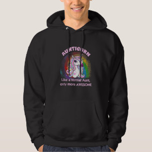 aunticorn gift awesome aunt unicorn family hoodie