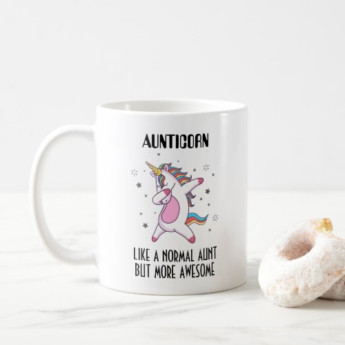 Aunticorn Gift For Aunt Coffee Mug