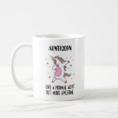 Aunticorn Gift For Aunt Coffee Mug (Left)