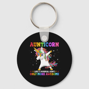Aunticorn Like An Aunt Only Awesome Keychain