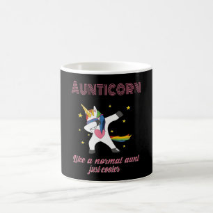 Aunticorn Unicorn Girl Unicorn Coffee Mug