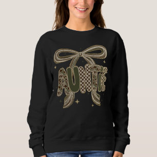 Auntie Camo Gift from Sister New Baby Announcement Sweatshirt