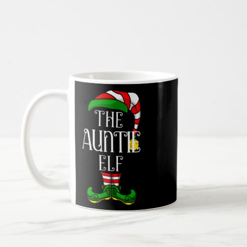 Auntie Elf Family Matching Christmas Group Funny P Coffee Mug