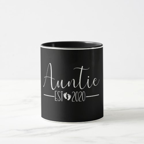 Auntie Established 2020 Mug