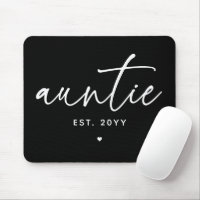 Auntie Established Elegant Typography New Aunt