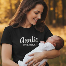 Auntie Established Modern Script Black