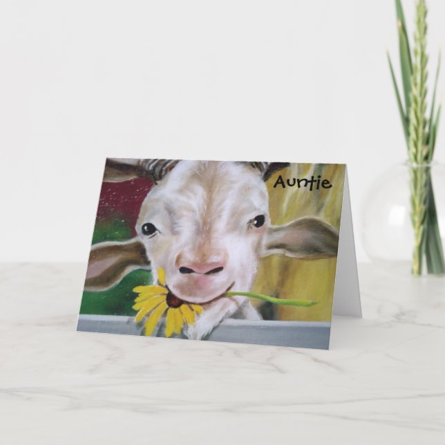 "AUNTIE" HAPPY BIRTHDAY-YOUR ARE SO MUCH FUN CARD (Front)