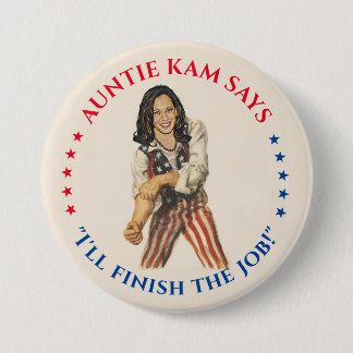 Auntie Kam 2024 Button