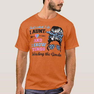 Auntie Keeper of the Gender Reveal Party Ideas Dis T-Shirt