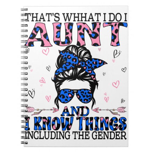 Auntie Keeper of the Gender Reveal Party Ideas Notebook