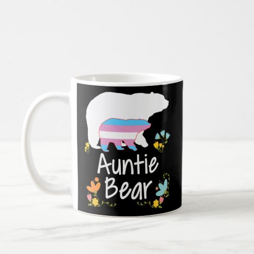 Auntie Lgbt Bear Transgender Rainbow Lgbt Gay Lesb Coffee Mug