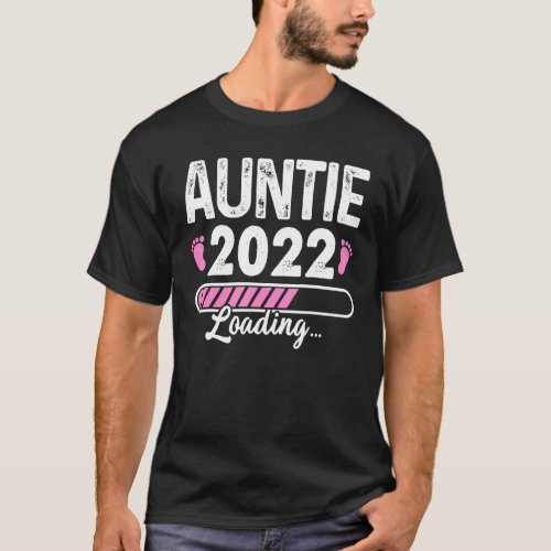 Auntie Loading 2023  Pregnancy Announcement T_Shirt