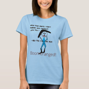 Auntie Love Light Blue Tee Boomeranged