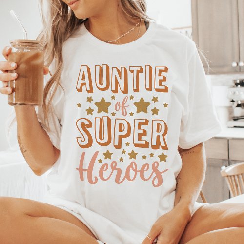 Auntie Of Superheroes T-Shirt