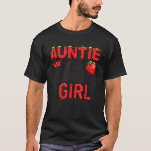 Auntie of The Birthday Girl 1St Birthday Girl Stra T-Shirt