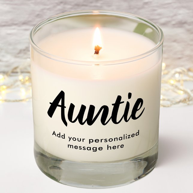 Auntie | Personalized Message | Scented Candle (Creator Uploaded)