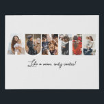 Auntie Photo Collage Faux Wrapped Canvas<br><div class="desc">This is a photo collage faux wrapped canvas that spells out the word AUNTIE along with a custom message. This is the perfect gift for an aunt for aunt's day, her birthday or Christmas.</div>