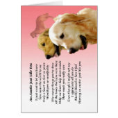 Auntie Poem - Golden Retriever design (Front)